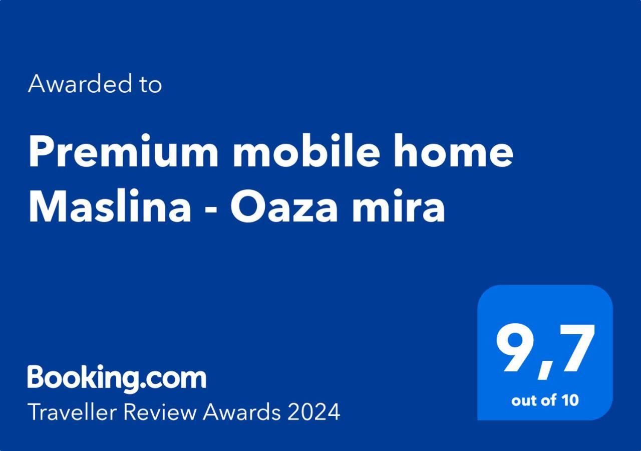 Premium Mobile Home Maslina - Oaza Mira Drage Dış mekan fotoğraf